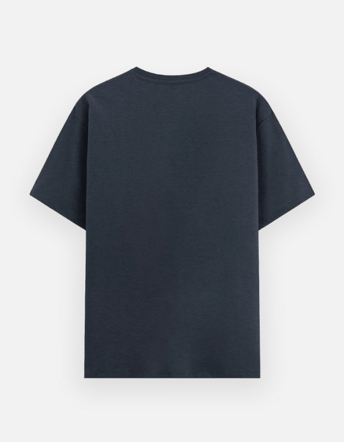 Unisex Basic T-Shirt cotton fabric heavyweight fabric detail view by HAViT Apparel
