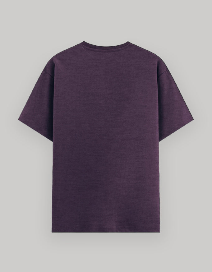 Never Give Up Basic Tee cotton fabric detail view by HAViT Apparel