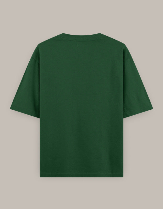 Unisex Oversized Classic T-Shirt oversized fit cotton fabric heavyweight fabric detail view by HAViT Apparel