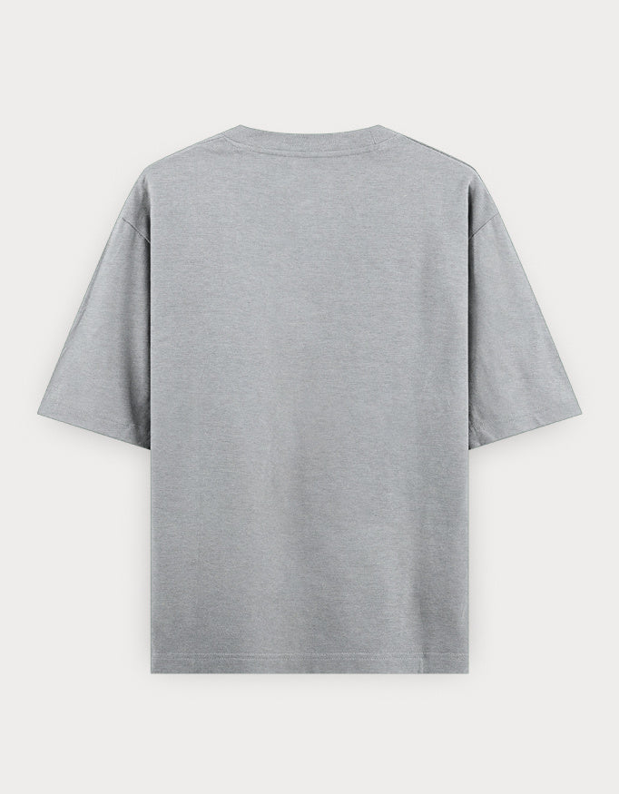 Unisex Oversized Classic T-Shirt oversized fit cotton fabric heavyweight fabric detail view by HAViT Apparel