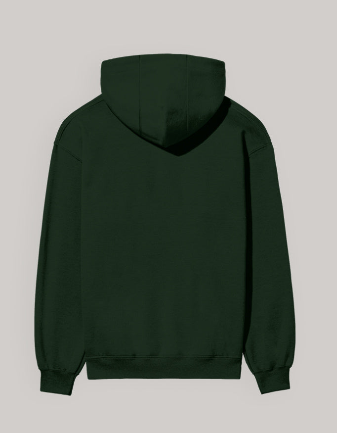 Blessed Hoodie – Minimal Lifestyle Edition hoodie regular fit cotton fabric heavyweight fabric printed design detail view by HAViT Apparel