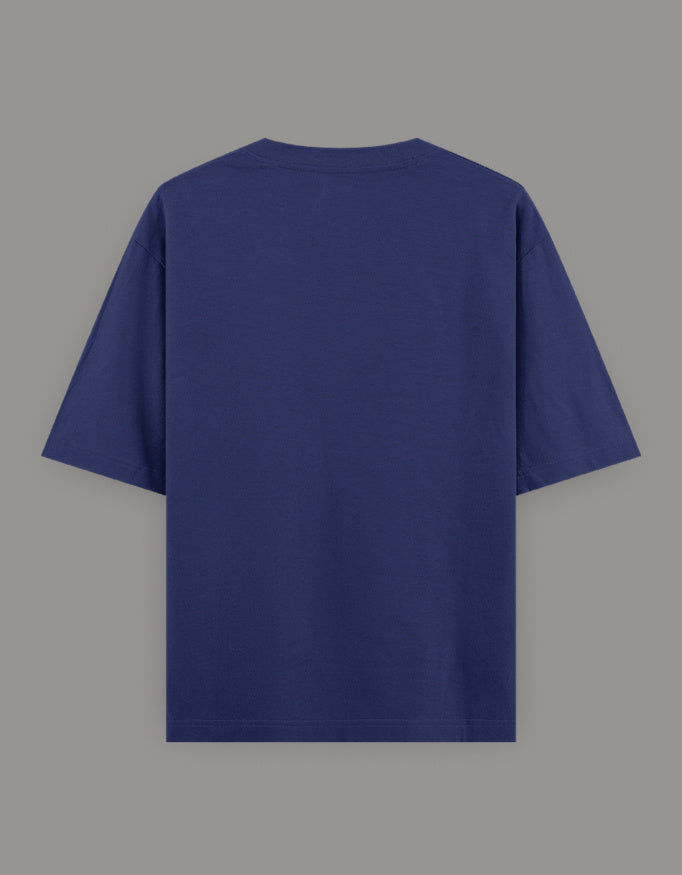 Bold Beast Mode Classic Oversize tee t-shirt oversized fit printed design detail view by HAViT Apparel