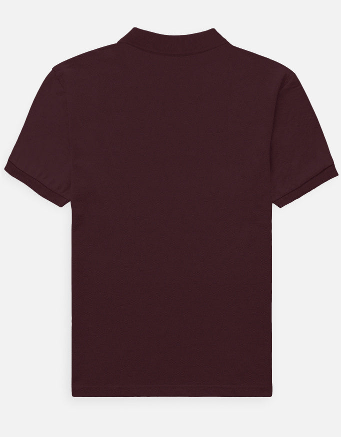 Classic Men's Polo t-shirt regular fit cotton fabric heavyweight fabric detail view by HAViT Apparel