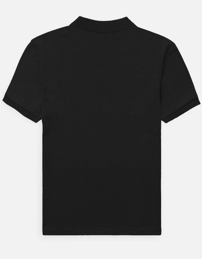 Classic Men's Polo t-shirt regular fit cotton fabric heavyweight fabric detail view by HAViT Apparel