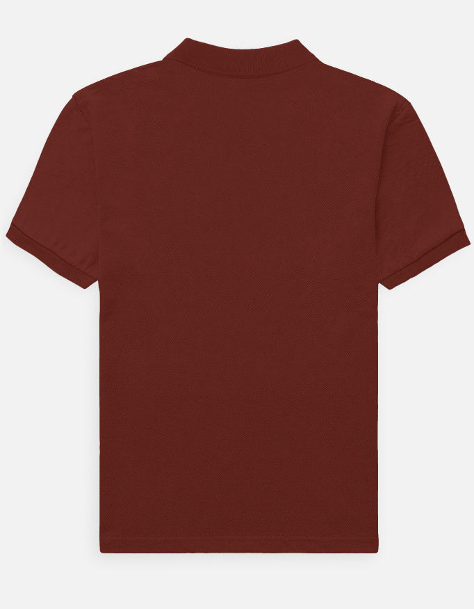 Classic Men's Polo t-shirt regular fit cotton fabric heavyweight fabric detail view by HAViT Apparel