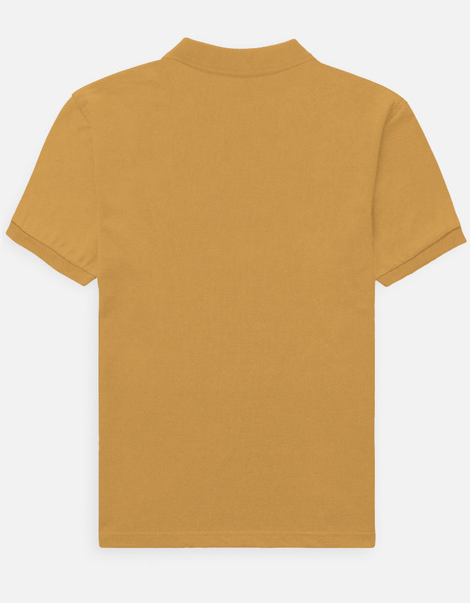 Classic Men's Polo t-shirt regular fit cotton fabric heavyweight fabric detail view by HAViT Apparel
