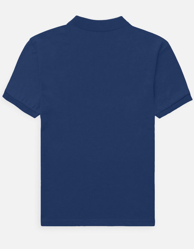 90- Men's Polo t-shirt regular fit cotton fabric heavyweight fabric detail view by HAViT Apparel
