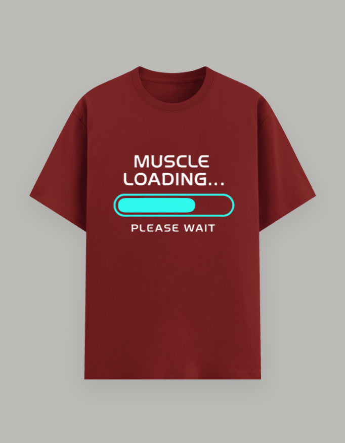 Muscle Mode Basic Tee t-shirt cotton fabric detail view by HAViT Apparel