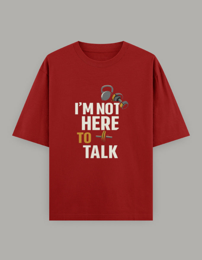 Silent Grind Oversized Tee t-shirt oversized fit graphic print detail view by HAViT Apparel