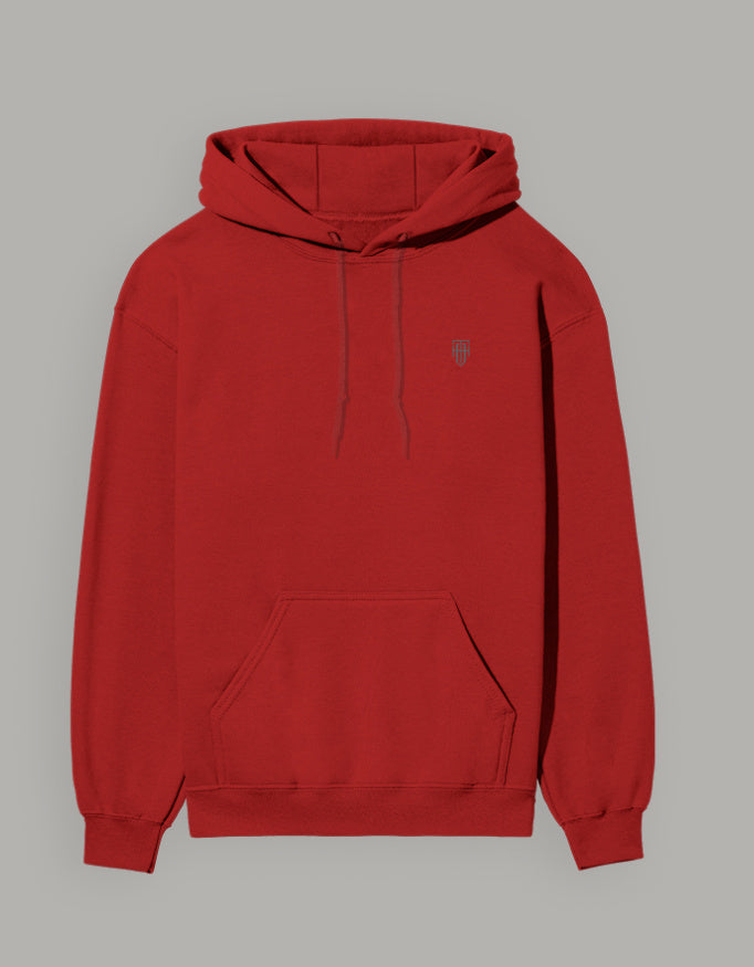 Unisex Dark Hoodie regular fit cotton fabric heavyweight fabric detail view by HAViT Apparel