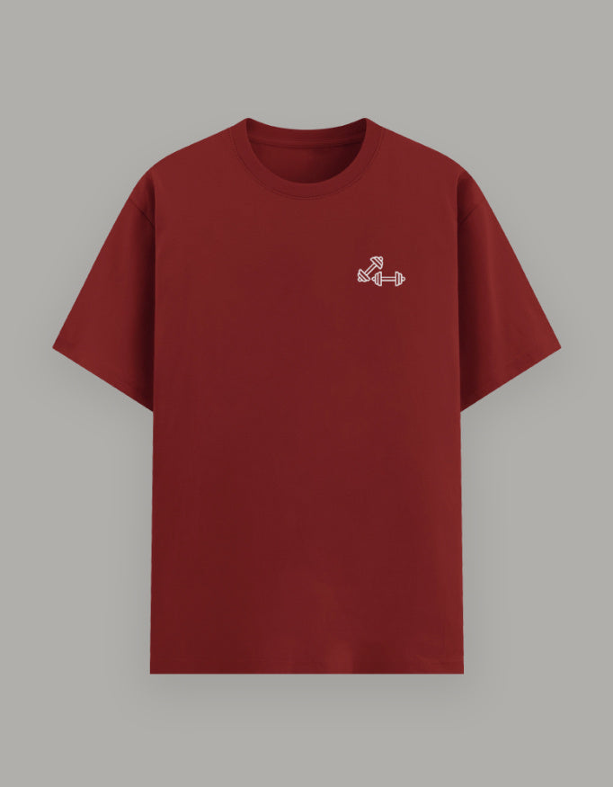 Pretty Strong Basic Tee t-shirt cotton fabric detail view by HAViT Apparel