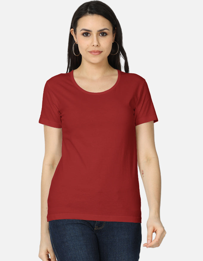 Women's Classic T-Shirt regular fit cotton fabric heavyweight fabric detail view by HAViT Apparel