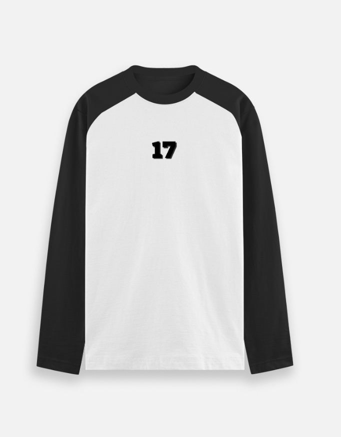 17 Raglan Spirit T-Shirt t-shirt cotton fabric heavyweight fabric graphic print printed design detail view by HAViT Apparel