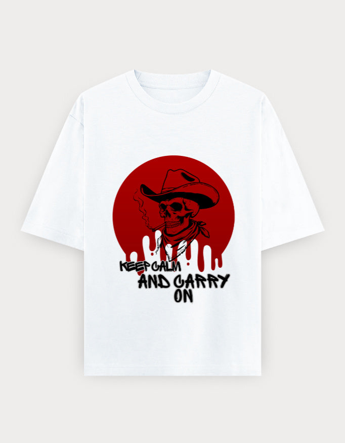 Unisex Oversized Classic T-Shirt oversized fit cotton fabric heavyweight fabric detail view by HAViT Apparel