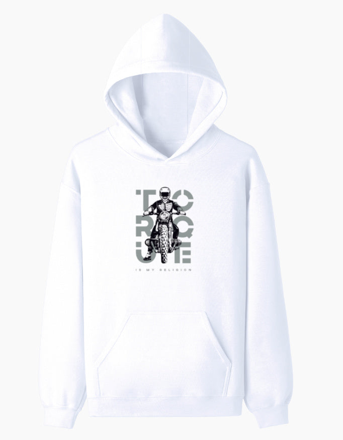 Torque- Pullover Hoodie sweatshirt regular fit cotton fabric heavyweight fabric detail view by HAViT Apparel