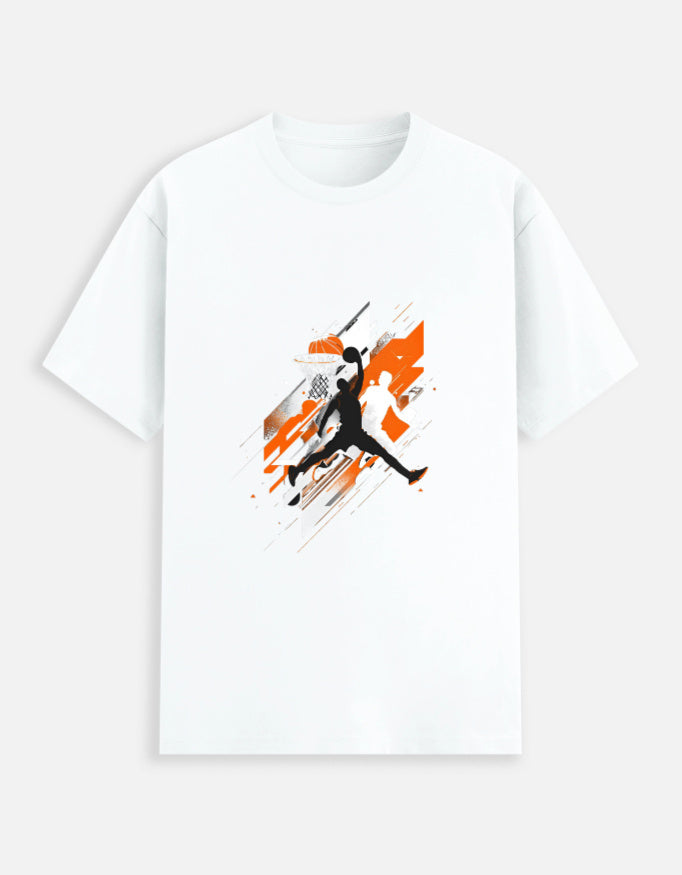 Stretch T-shirt t-shirt cotton fabric printed design detail view by HAViT Apparel