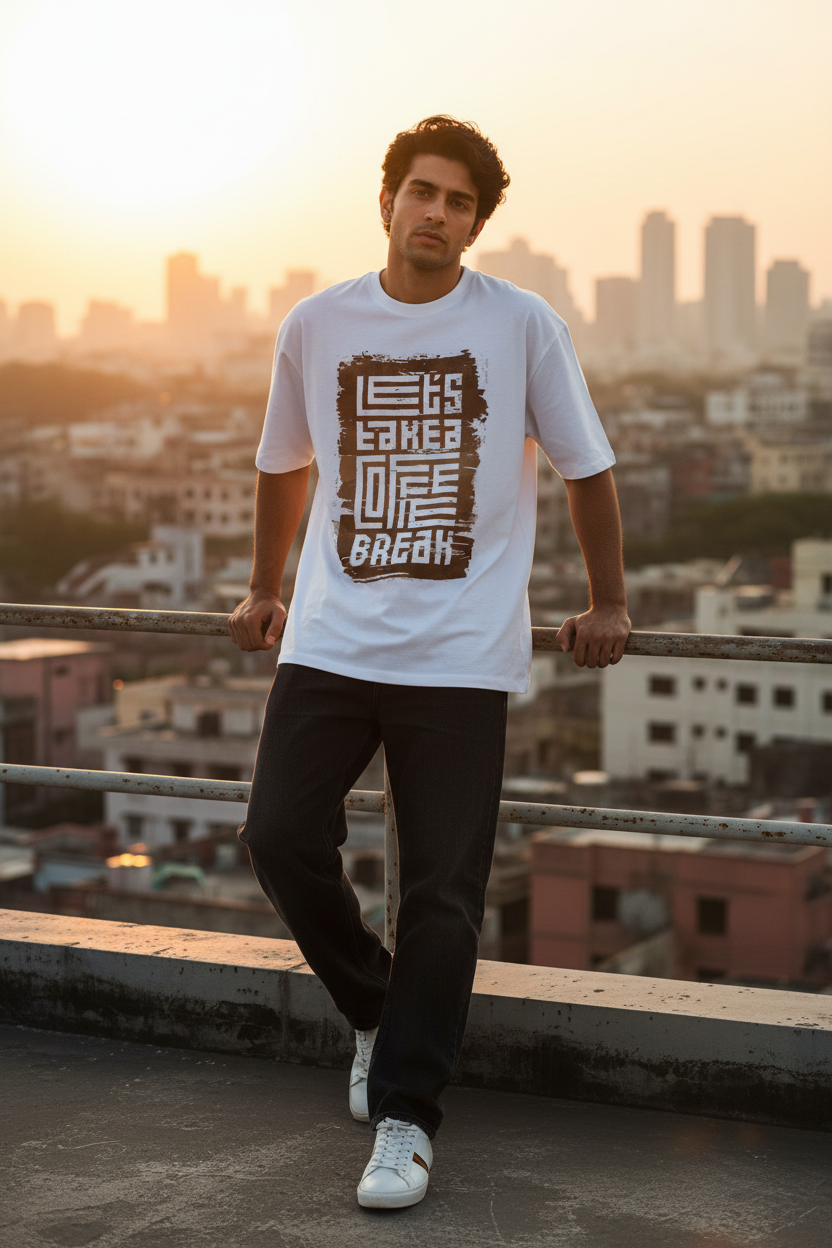 Let’s Take a Coffee Break – Oversized T-Shirt