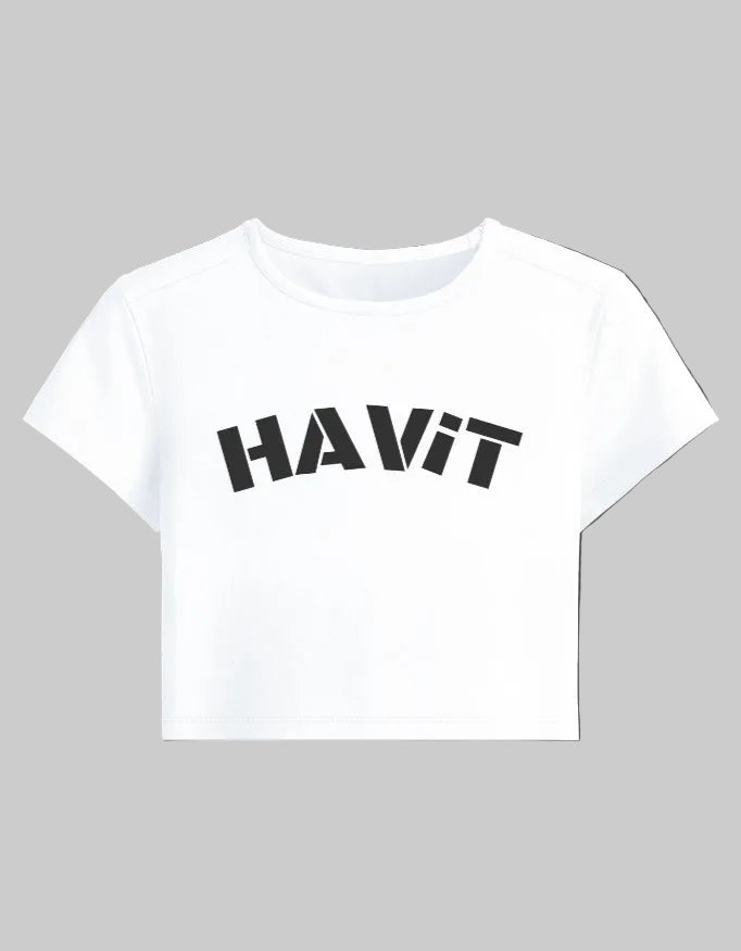 HAViT Baby Tee cotton fabric heavyweight fabric detail view by HAViT Apparel