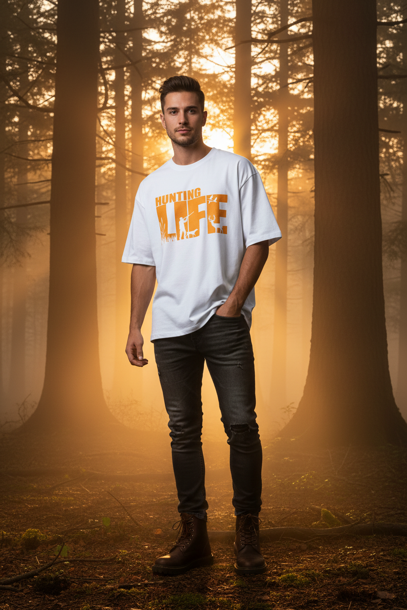 Hunting Life – Oversized Standard T-Shirt