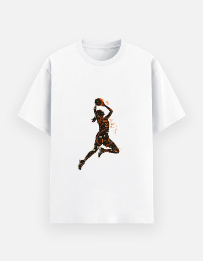 Unisex Basic T-Shirt cotton fabric heavyweight fabric detail view by HAViT Apparel