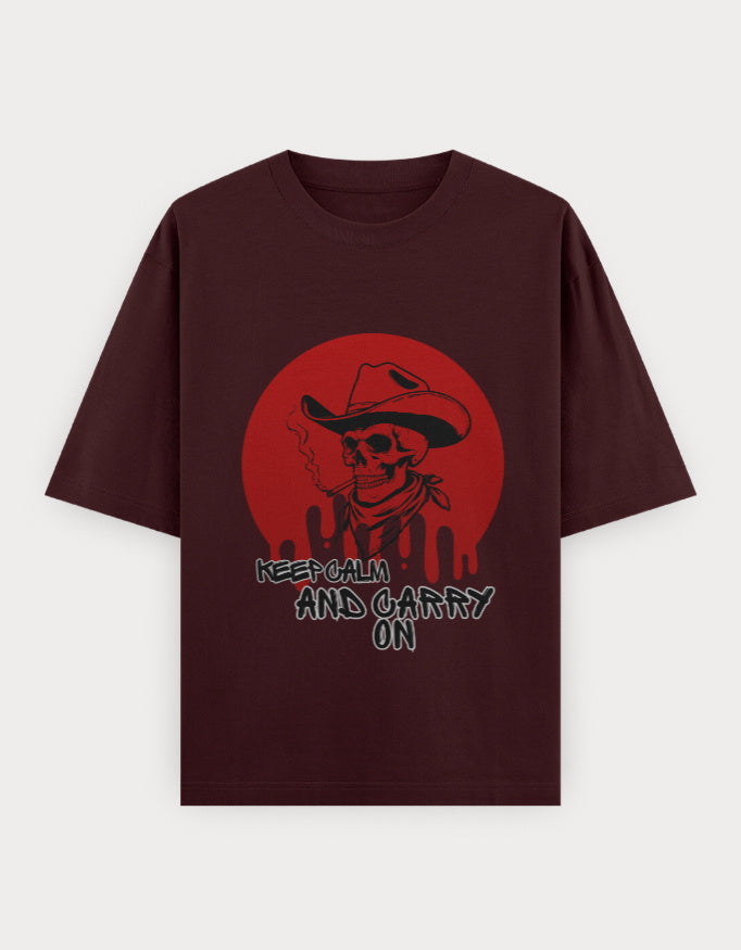 Unisex Oversized Classic T-Shirt oversized fit cotton fabric heavyweight fabric detail view by HAViT Apparel