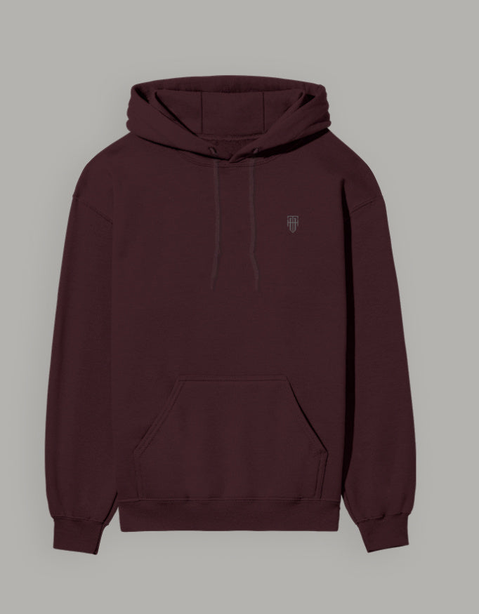 Unisex Dark Hoodie regular fit cotton fabric heavyweight fabric detail view by HAViT Apparel