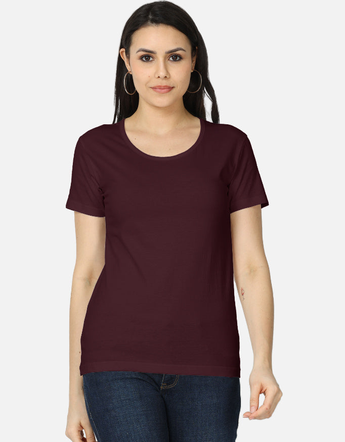 Women's Classic T-Shirt regular fit cotton fabric heavyweight fabric detail view by HAViT Apparel