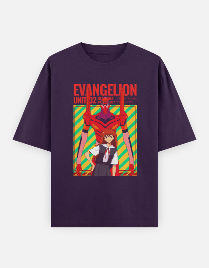 Anime Oversized Classic T-Shirt t-shirt oversized fit cotton fabric heavyweight fabric detail view by HAViT Apparel
