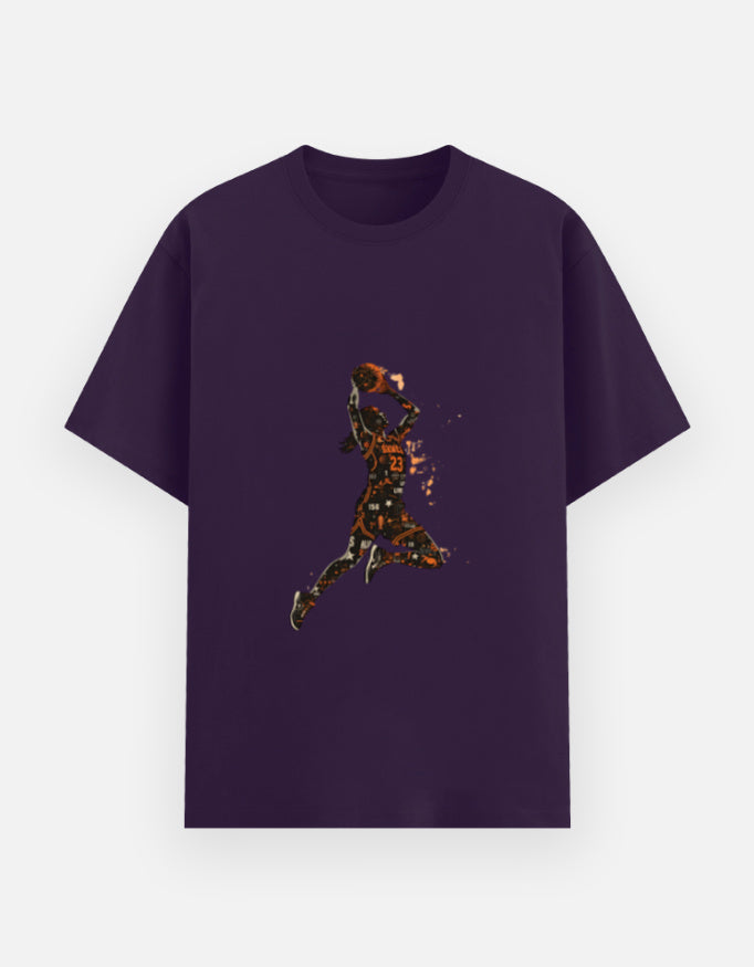 Unisex Basic T-Shirt cotton fabric heavyweight fabric detail view by HAViT Apparel