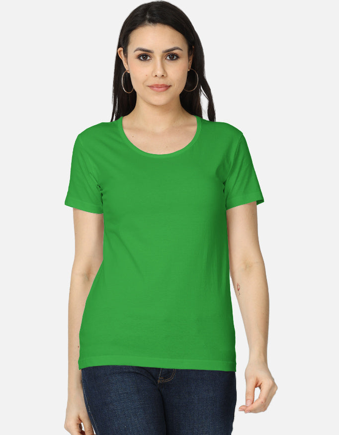 Women's Classic T-Shirt regular fit cotton fabric heavyweight fabric detail view by HAViT Apparel