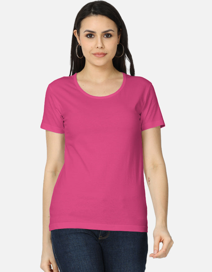 Women's Classic T-Shirt regular fit cotton fabric heavyweight fabric detail view by HAViT Apparel