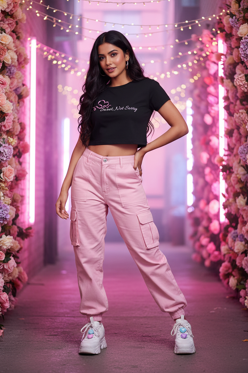 Sweet But Fearless Baby Tee