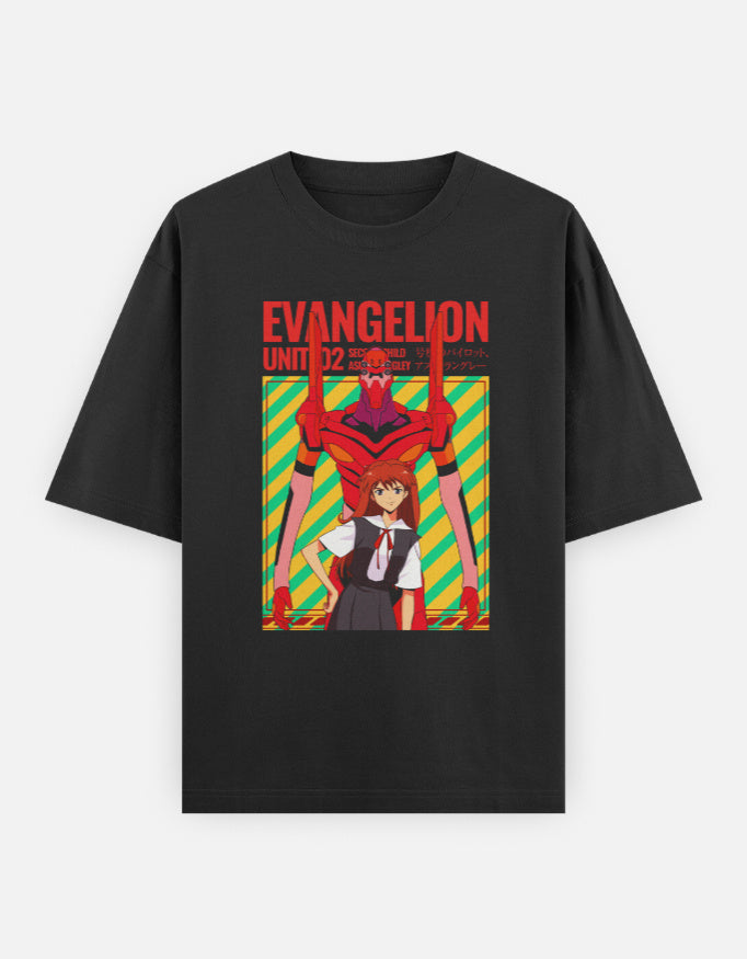 Anime Oversized Classic T-Shirt t-shirt oversized fit cotton fabric heavyweight fabric detail view by HAViT Apparel