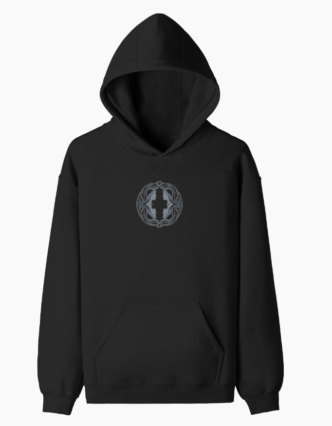 Reflections Pullover Hoodie hoodie regular fit cotton fabric heavyweight fabric detail view by HAViT Apparel