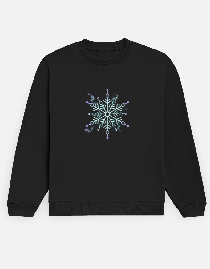 Anime Sweatshirt regular fit cotton fabric heavyweight fabric detail view by HAViT Apparel