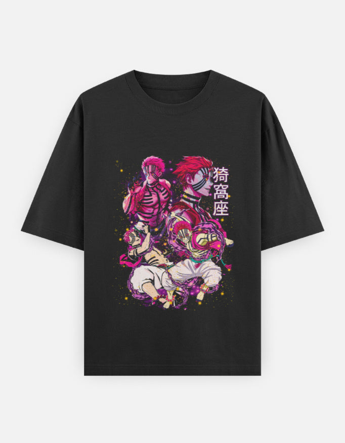 Anime Oversized Classic T-Shirt t-shirt oversized fit cotton fabric heavyweight fabric detail view by HAViT Apparel