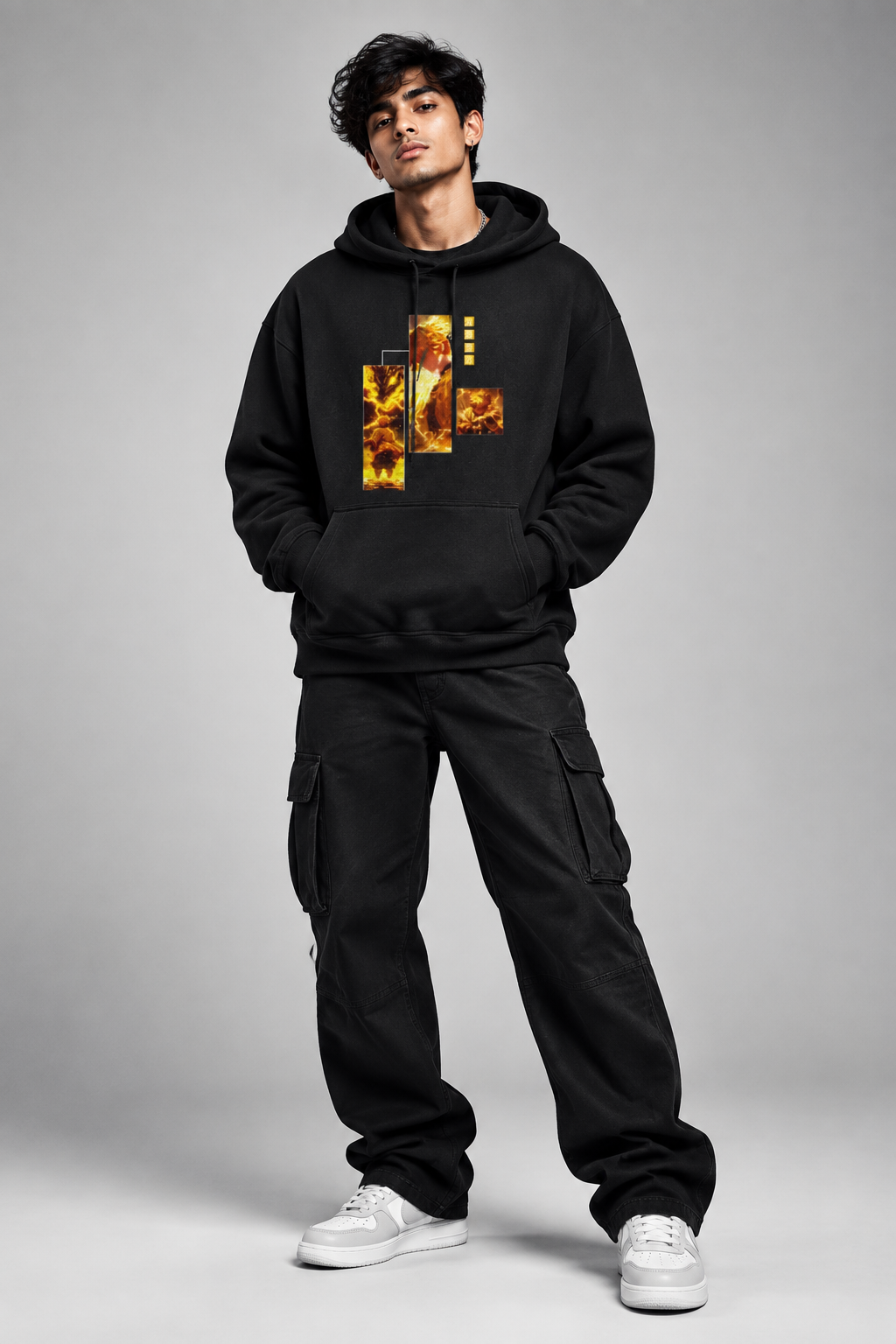 Zenitsu Lightning Oversized Hoodie