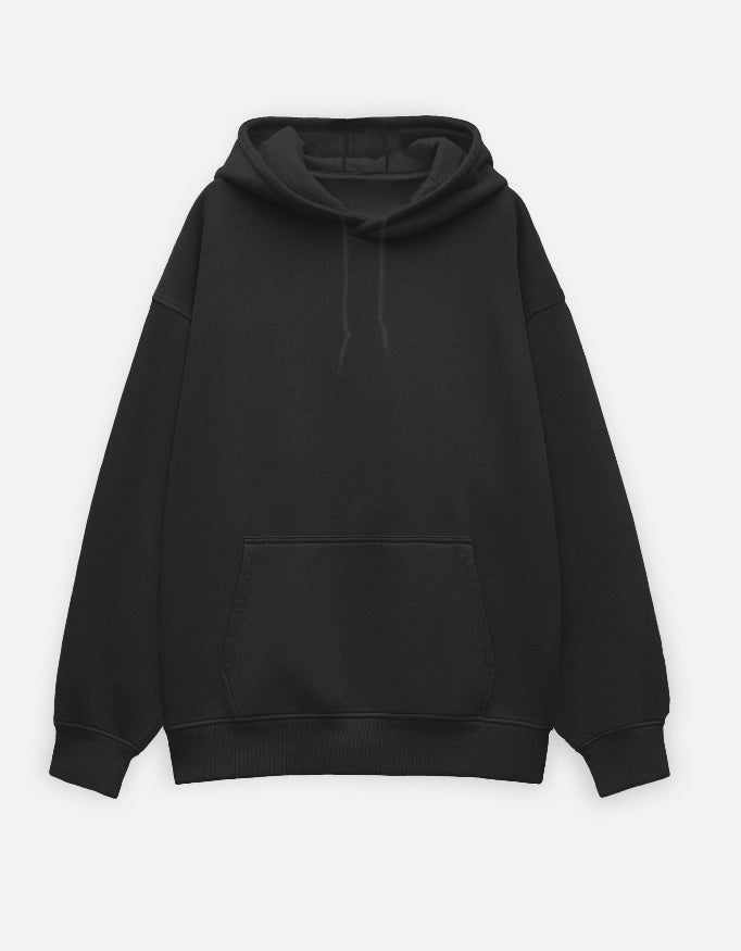 Dagger & Dragon- Oversized Hoodie sweatshirt oversized fit cotton fabric heavyweight fabric detail view by HAViT Apparel