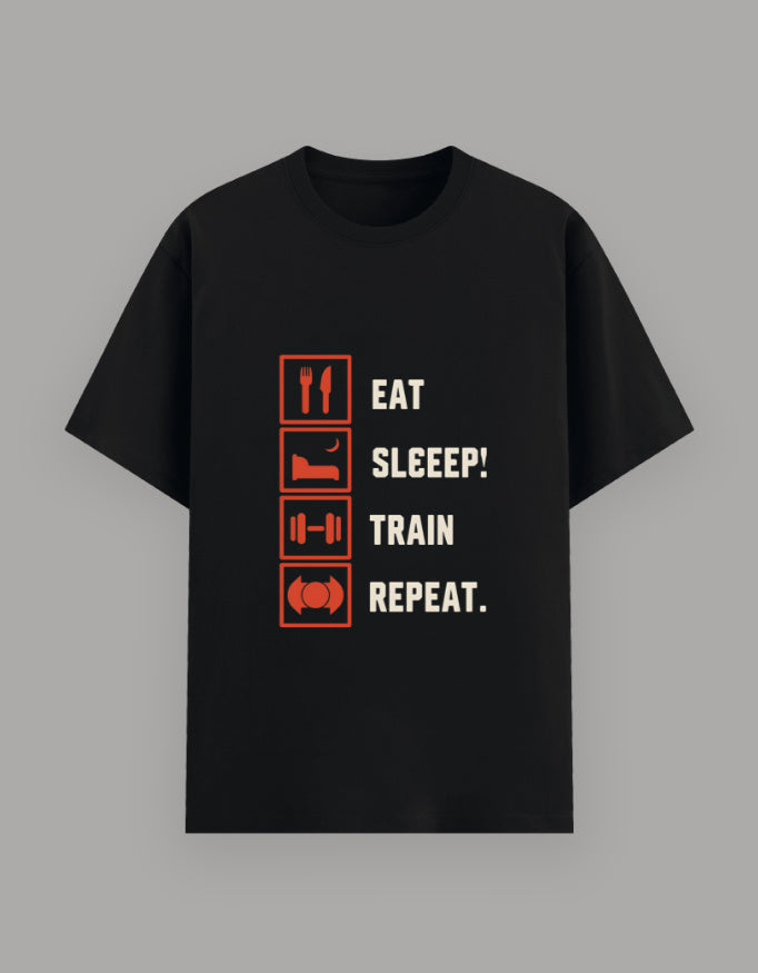 Gym Basic Tee cotton fabric heavyweight fabric detail view by HAViT Apparel