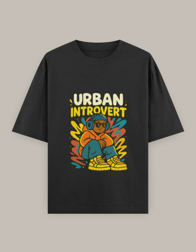 Unisex Oversized Classic T-Shirt oversized fit cotton fabric heavyweight fabric detail view by HAViT Apparel