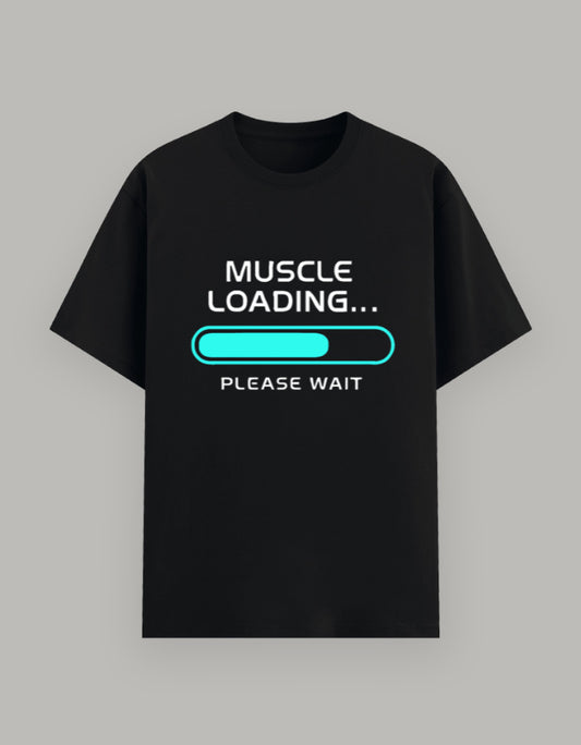 Muscle Mode Basic Tee t-shirt cotton fabric detail view by HAViT Apparel