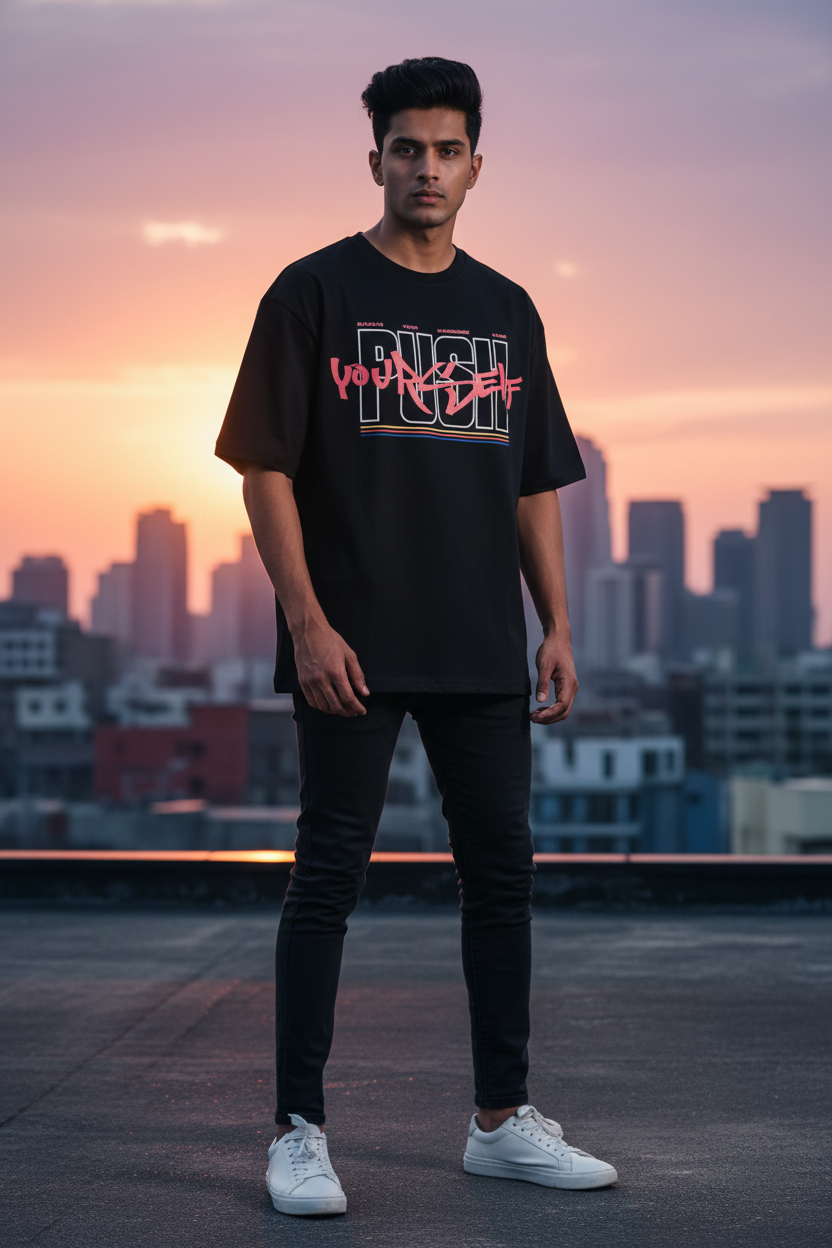 Push Yourself – Oversized T-Shirt