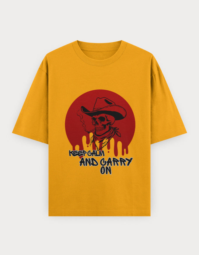 Unisex Oversized Classic T-Shirt oversized fit cotton fabric heavyweight fabric detail view by HAViT Apparel