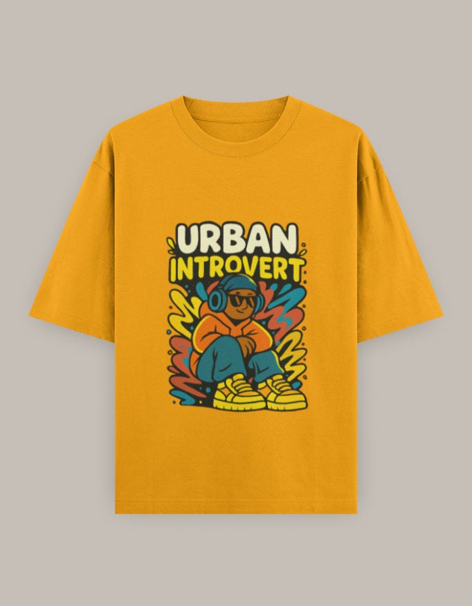 Unisex Oversized Classic T-Shirt oversized fit cotton fabric heavyweight fabric detail view by HAViT Apparel