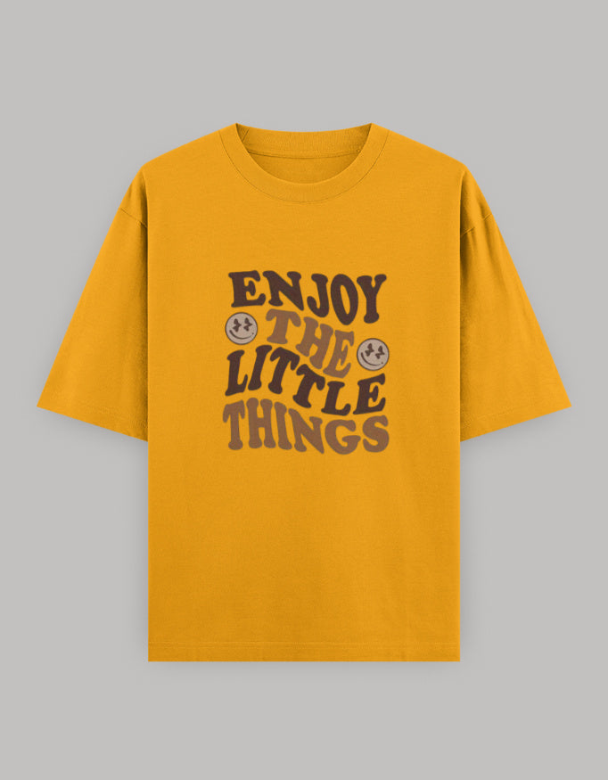 Mindful Living Oversized Cotton T-Shirt t-shirt oversized fit cotton fabric heavyweight fabric printed design detail view by HAViT Apparel
