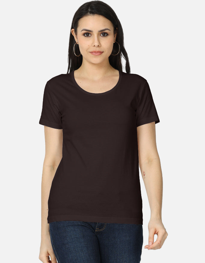 Women's Classic T-Shirt regular fit cotton fabric heavyweight fabric detail view by HAViT Apparel