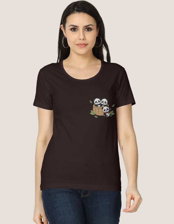 Women's Classic T-Shirt regular fit cotton fabric heavyweight fabric detail view by HAViT Apparel