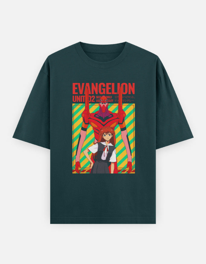 Anime Oversized Classic T-Shirt t-shirt oversized fit cotton fabric heavyweight fabric detail view by HAViT Apparel