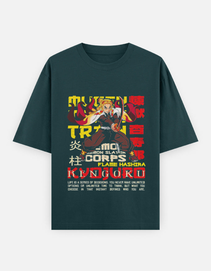 Anime Oversized Classic T-Shirt t-shirt oversized fit cotton fabric heavyweight fabric detail view by HAViT Apparel