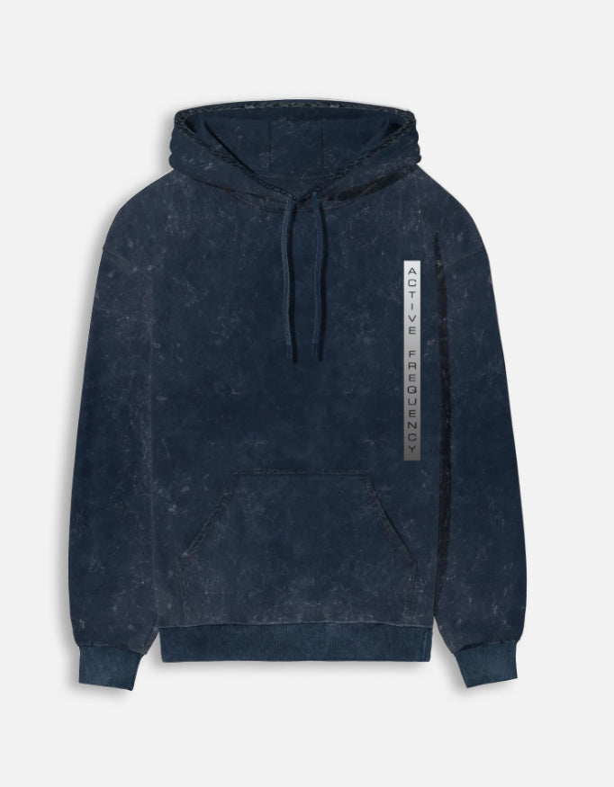 Acid Wash Oversized Hoodie – 300 GSM Heavyweight Cotton hoodie oversized fit acid washed cotton fabric heavyweight fabric detail view by HAViT Apparel